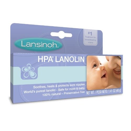 Lansinoh Lanolin Nipple Cream, Safe for Baby and Mom, Breastfeeding Essentials, 1.41 Ounces - Lanolin 1 Count