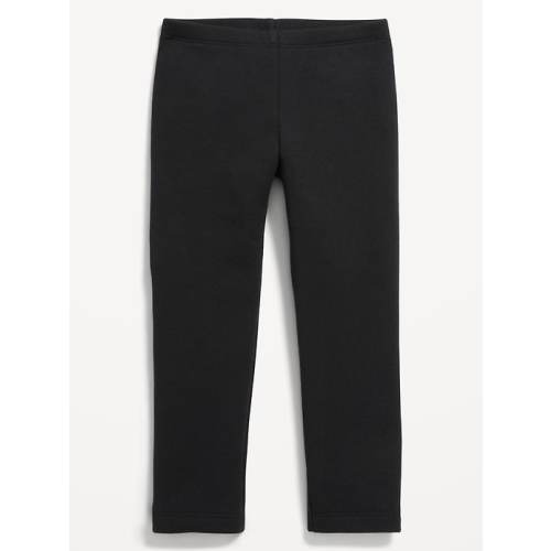 Heart-Patch Fleece-Lined Leggings for Toddler Girls