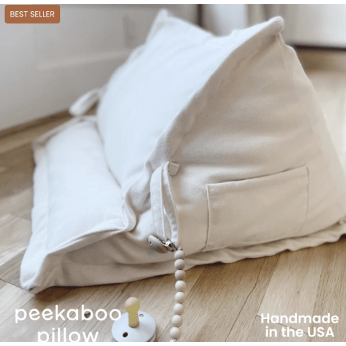 Peekaboo Pillow tummy time and feeding | Baby