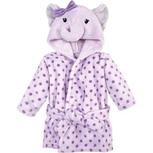 Hudson Baby Unisex Baby Plush Animal Face Bathrobe