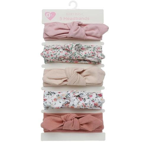 KIDOCHEESE Baby Headbands Soft Stretchy Baby Girl Bows Newborn Infant Toddler Headwrap Hair Accessories