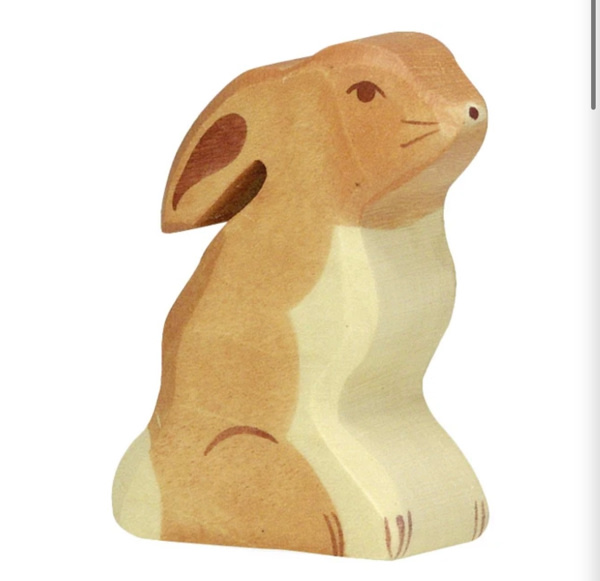 Holztiger Woodland Animal Toys – Hare Sitting