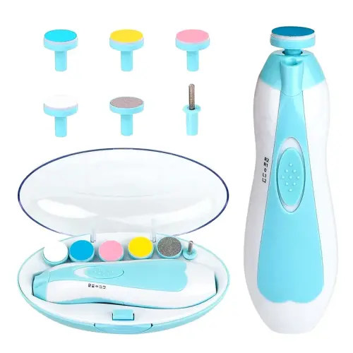 Electric Nail Trimmer, Battery-Powered Nail File Clippers with - TikTok Shop