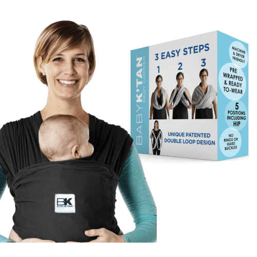 Baby K'tan Breeze Baby Carrier | Black