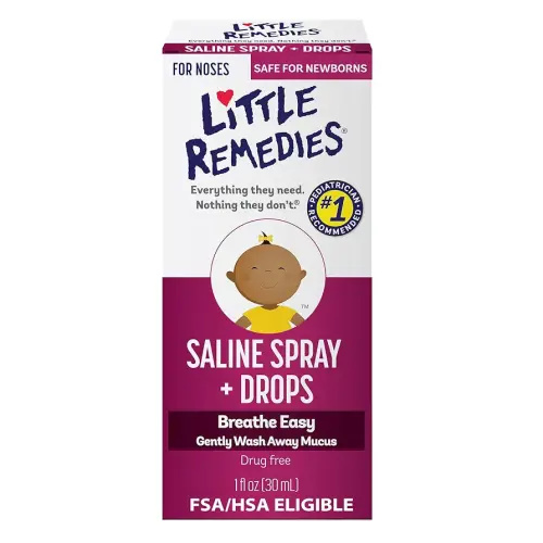 Little Remedies Noses Saline Spray Drops, 1 Fl Oz