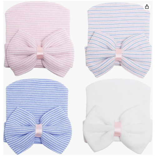 Bow Newborn Hospital Hat Lightweight Cotton | Zando