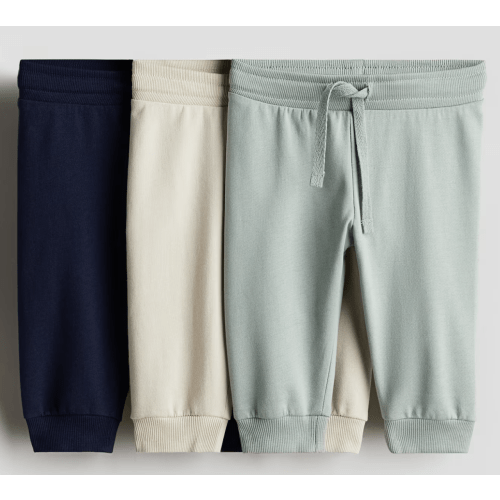3-pack Cotton Joggers