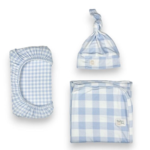 Sunday Picnic, Dusty Blue - Bamboo Newborn Nest – A Newborn Nest