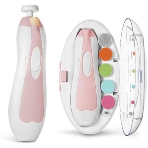 haakaa Baby Nail Trimmer Electric, Gentle Nail File for Newborns & Infants