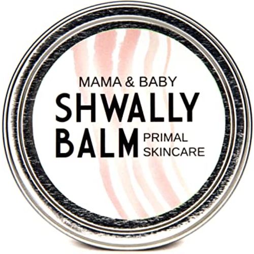 Shwally Primal Baby Bootie and Nipple Balm, The West Coast Original, 100% Grass Fed Tallow, Calendula Flowers and Protective Beeswax, Pregnancy and Nursing Safe, Unscented, for All Skin Types