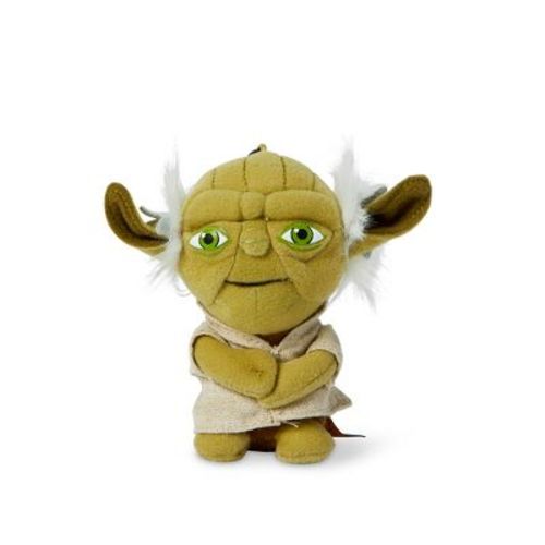 Seven20 Star Wars Mini 4" Talking Plush Toy Clip On - Yoda