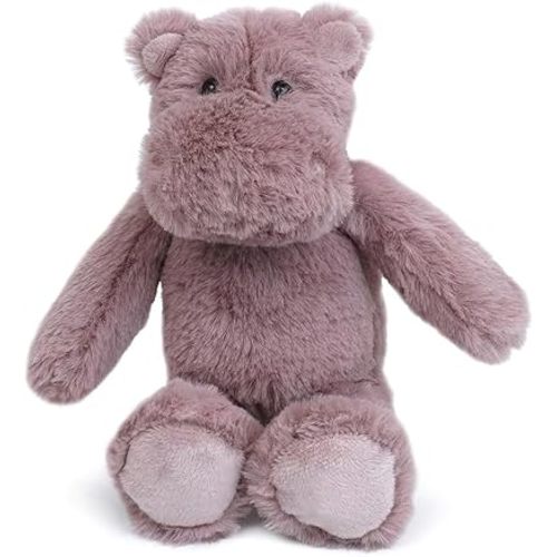 MON AMI Hilly The Hippo Stuffed Animal - 10" Purple, Premium Plush Hippopotamus Toy, Stuffed Wild Animals, Soft & Cuddly, Great Gift for Newborns, Kids, Boys, Girls