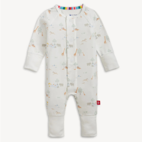 Magnetic Convertible Coverall – Magnetic Me White Serene Safari