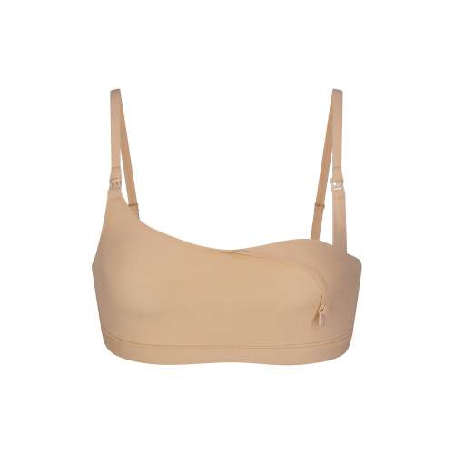FITS EVERYBODY MATERNITY NURSING SCOOP BRALETTE | CLAY