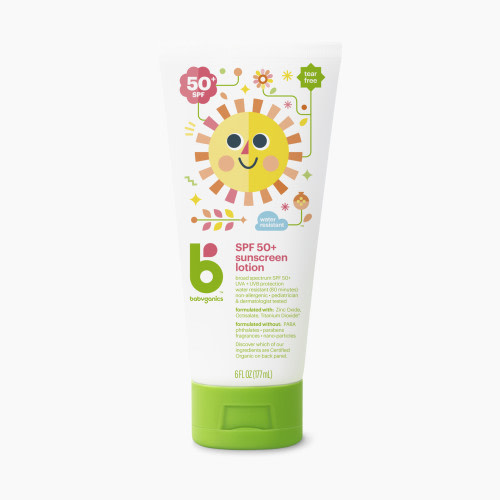 Babyganics Sunscreen Lotion 50+ SPF - 6 oz