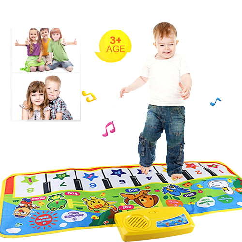 DPTALR Play Keyboard Musical Music Singing Gym Carpet Mat Best Kids Baby Gift
