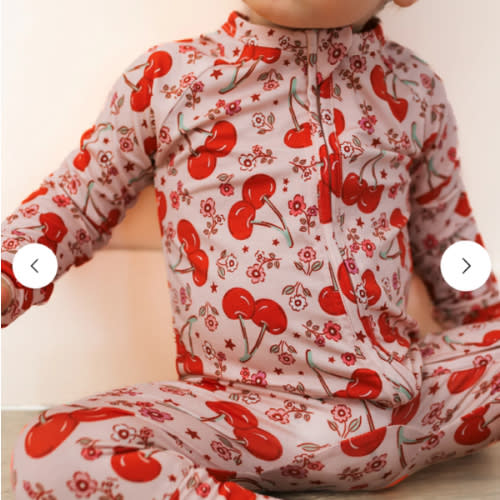 Cherry Sweet Zipper Romper – In my Jammers