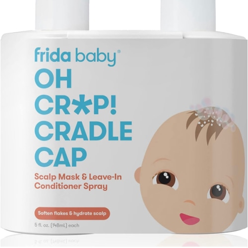 FlakeFixer Cradle Cap Scalp Spray + Scalp Mask Duo by Frida Baby