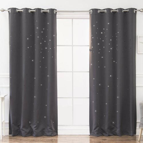 Viv + Rae™ Gaitan Star Cutout Blackout Thermal Grommet Curtain Panels & Reviews | Wayfair