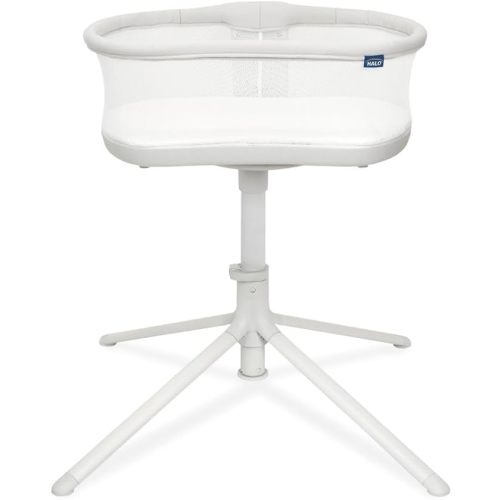 HALO BassiNest Swivel Sleeper 3.0 – Over-Bed Baby Bassinet with 360 Rotation, Adjustable Height, Breathable Mesh, Safe Close Sleeping, Lowering Wall for Easy Access, Feeding & C-Section Recovery
