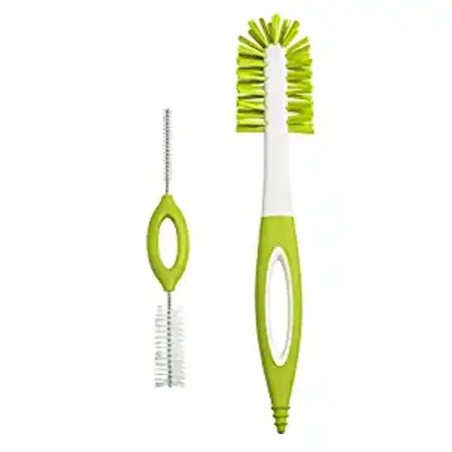 Boon Portable Bottle Brushes, Green - Green Bottle Brushes