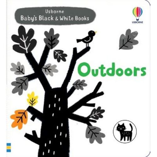 Baby's Black And White Books: Outdoors - By Mary Cartwright (board Book)