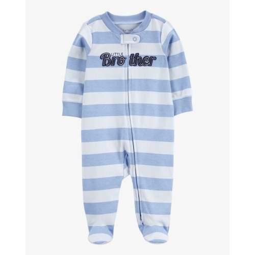 Baby Little Brother 2-Way Zip Cotton Sleep & Play Pajamas - Carter's | Carter's
