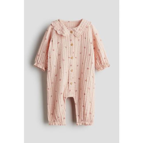 COTTON MUSLIN ROMPER SUIT