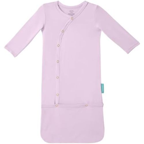 Supersoft Baby Sleeper Gowns, Premium Bamboo Viscose Infant Nightgown Sleepers Preemie Newborn Snap Bundler