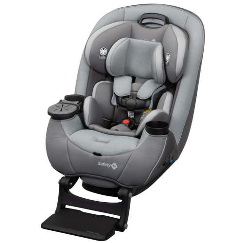 Safety 1ˢᵗ Grow and Go™ Extend 'n Ride LX All-in-One Convertible Car Seat, Silver Fog, Infant & Toddler, Unisex