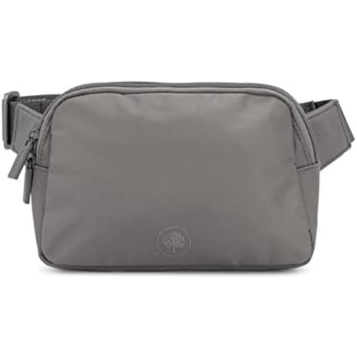 Parker Baby Co. Diaper Belt Bag - Portable Fanny Pack Diaper Bag, Crossbody Bag for Moms - Birch Belt Bag - Gray