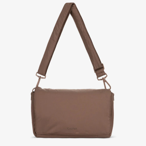 Convertible Stroller Caddy Crossbody in Hazelnut | CALPAK