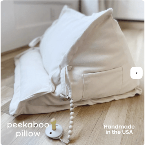 Peekaboo Pillow™ Official Site - Organic Infant Lap Pillow