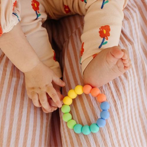 Morepeas Rainbow Ring Teether