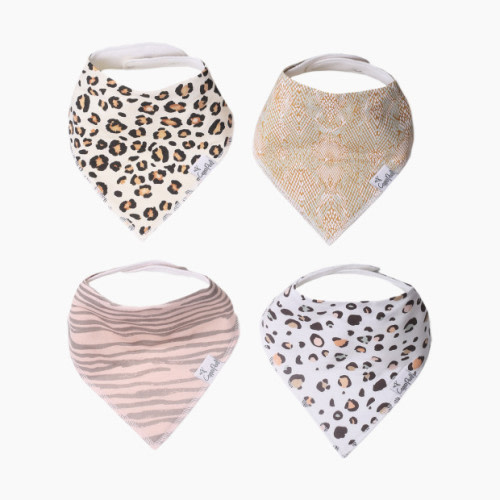Printed Bandana Bib Set (4-Pack) - Zara