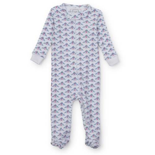 Gondola Ride Girls' Pima Cotton Zipper Pajama