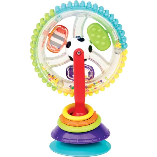 Sassy Wonder Wheel Spinning High Chair Tray Toy, Age 6+ Months