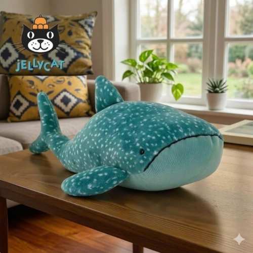 Jellycat Godfrey Whale Shark 40cm Plush – Ultra-Soft Ocean Shark Stuffed Animal (Tag & Dust Bag)