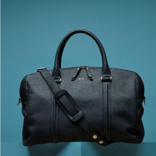 JOSEFINA LARGE BLACK - Leather Diaper bag and work bag - The perfect baby shower gift – Josefina Bags