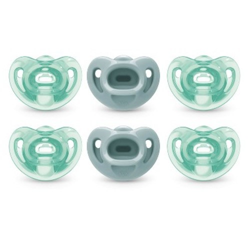 Chicco PhysioForma Soft Silicone Pacifier - Teal 0-6m 2pc