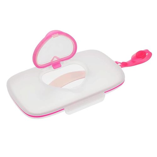 Wipes Dispenser Portable Wipes Container, Travel Wipes Case, Reusable Wipe Holder for Diaper Bag, Refillable Wipes Pouch for Outdoor Cars