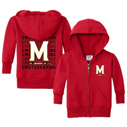 Infant Chad & Jake Red Maryland Terrapins Retro Full-Zip Hoodie Sweatshirt