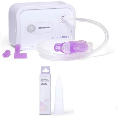 Dr. Noze Best - NozeBot - Electric Baby Nasal Aspirator and Nasal Newborn Nosepiece