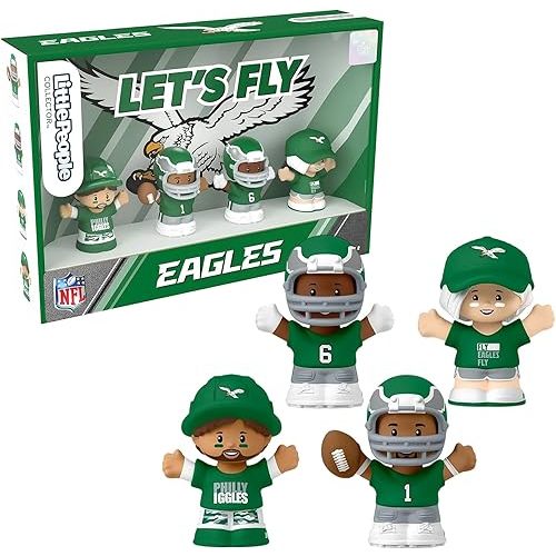 Little People Collector Philadelphia Eagles Officially Licensed NFL Special Edition Set, Series 2