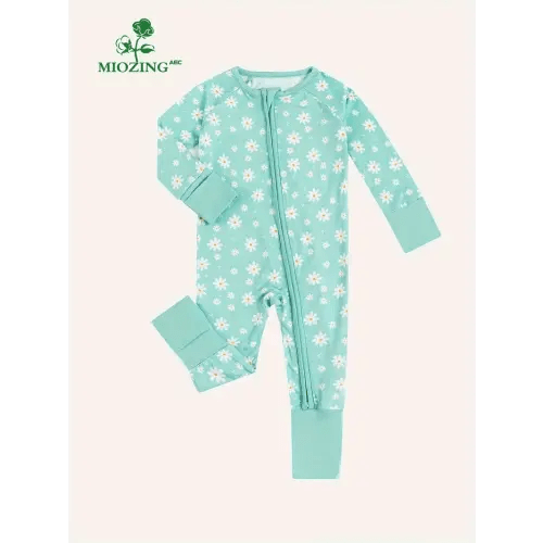 bamboo fiber bodysuit infants cartoon daisy pattern - Temu