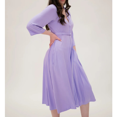 Lila Labor & Postpartum Gown in Lilac