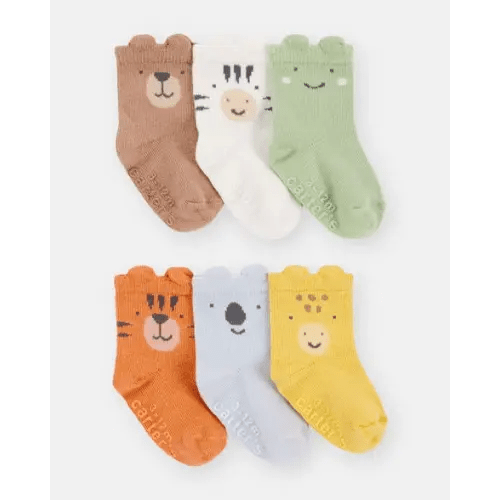 Baby 6-Pack Animal Booties | Carter's
