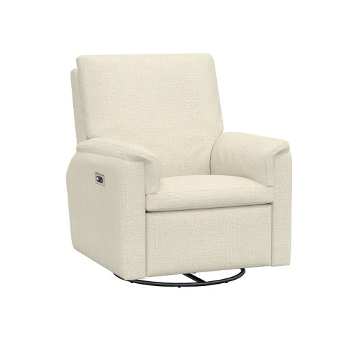 Dream Power Recliner Performance Basketweave Slub Oatmeal