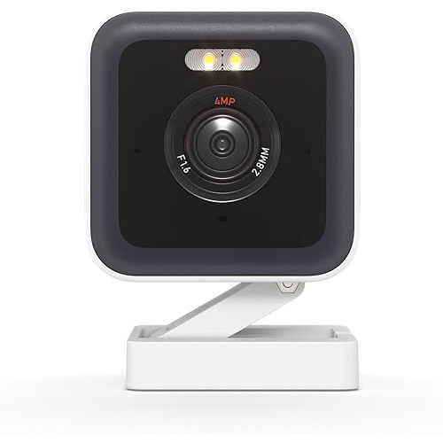 Wyze Cam v3 Pro Wired 2K Outdoor/Indoor Wi-Fi Camera for Home Security, Pet Baby Kids Elderly Monitoring, Edge AI, Color Night Vision, Spotlight Camera, Works with Alexa & Google Assistant, White