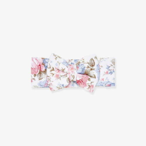 Etta Pointelle Luxe Bow Headwrap